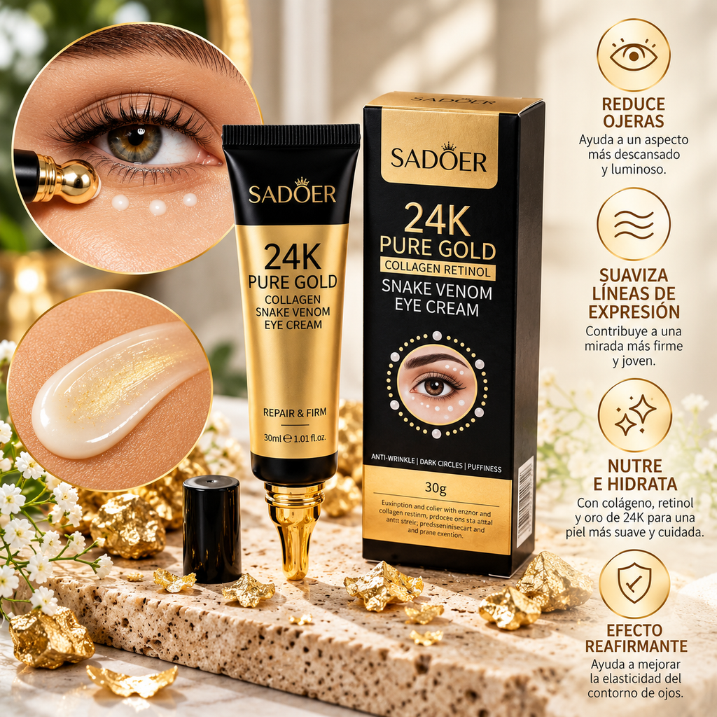 Golden Eyes 24K — Contorno Hialurónico