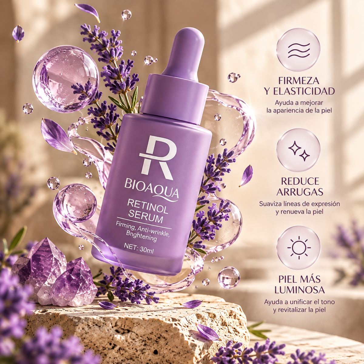 Renew Glow — Sérum Retinol + Hialurónico