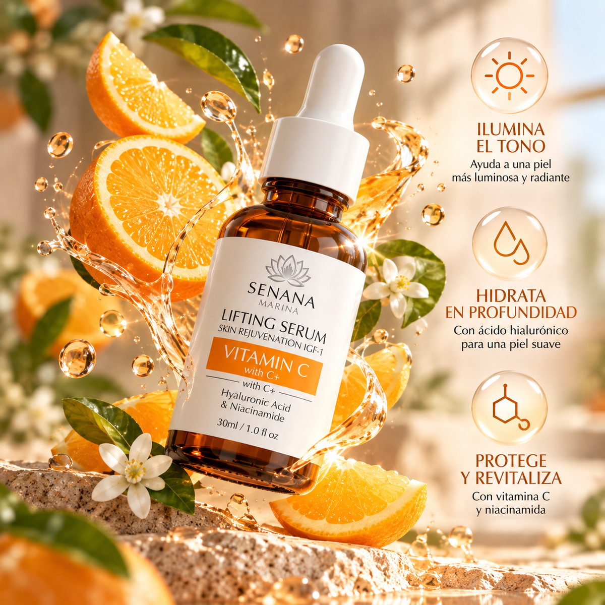 Vitamin Glow — Sérum Vitamina C + Hialurónico