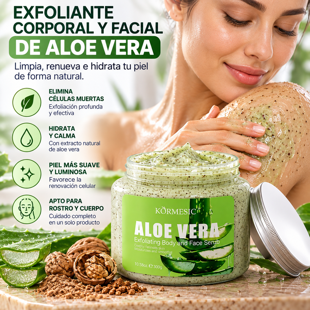 Exfoliante Corporal de Aloe Vera