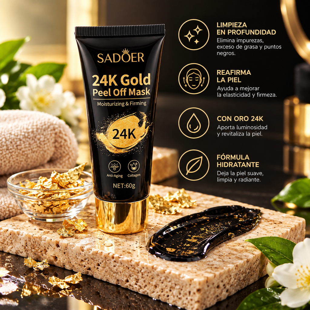Golden Cleanse 24K — Limpiador Exfoliante
